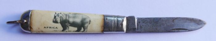 Vintage Richards Sheffield England -Africa Hippo Pocket Knife