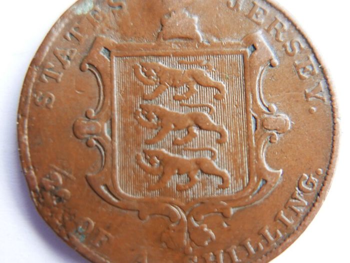 1844 Jersey One Twenty-Sixth 1/26 Shilling Coin
