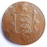 1844 Jersey One Twenty-Sixth 1/26 Shilling Coin Image 2