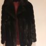 vintage 70's dark brown fax fur jacket Image 3