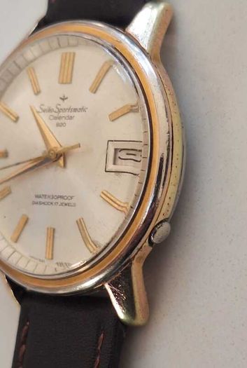 Vintage Seiko Sportsmatic Calendar 820 watch