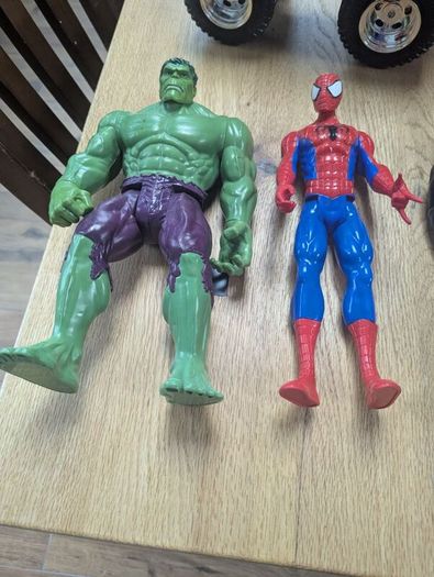action figures and vehicles