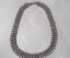 a lovely antique silver neck lace c 1860