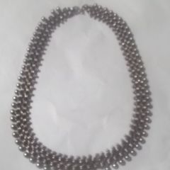a lovely antique silver neck lace c 1860