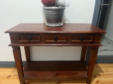 Console table Mahogany solid wood