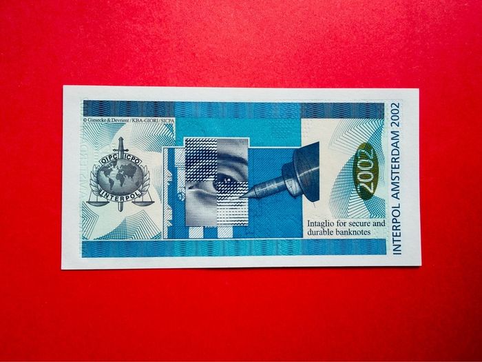 Test  Banknote  2002. World Paper  Money  Fair  2019  ( Uncirculated )