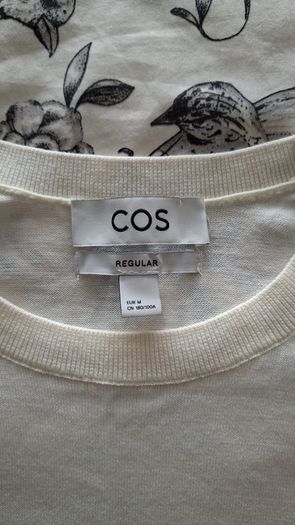 COS knitted short sleeve top