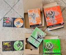Half-Life and Opposing Force Original PC Big Box Editions