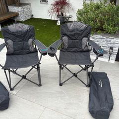 Quality Camping chairs x 2