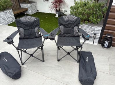 Quality Camping chairs x 2