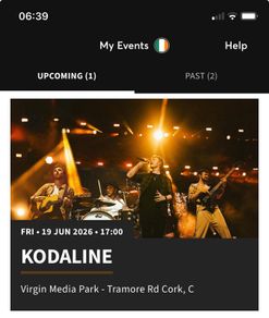 Kodaline in Cork 19th June