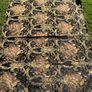 Vintage Luxury Silk Fabric Double Sided Image 5