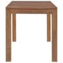 Dining Table Solid Teak Wood with Natural Finish 120x60x76 cm Image 6