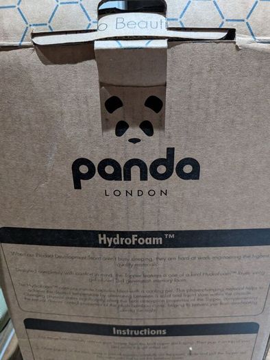 Panda Memory Foam Bamboo Mattress Topper