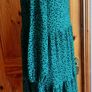 Bnwts Dunnes Green and black floral midi dress size M 12/14 Image 10