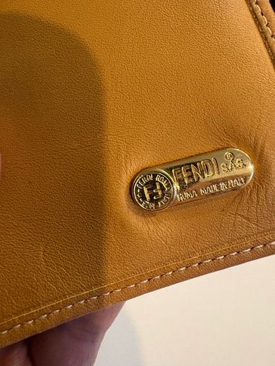 Fendi Vintage Zucca FF Logo Long Wallet