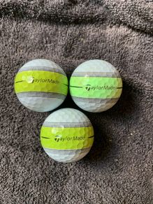 (3) Taylormade Tour response golf balls