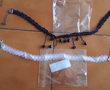 2 new lace necklaces