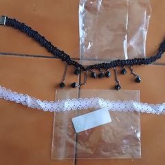 2 new lace necklaces