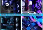 4pins 4-pins PMW fan connector. Power supply Y Splitter Adapter Cable 1 To 3 ways Free viewing