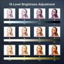 29412 10" LED Selfie Ring Light Dimmable Lighting Kit Phone Stand Image 7