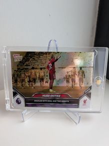 Hugo Ekitike Liverpool FC Topps Total Football Thumbs up Celebration #/50