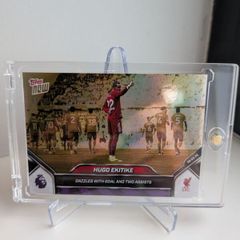 Hugo Ekitike Liverpool FC Topps Total Football Thumbs up Celebration #/50