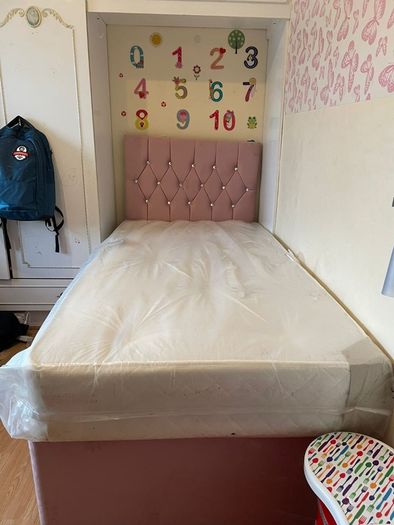 New Divan Beds Instock. All Sizes Available. All Colours Available.. Drawers Option Available. Tufted Memory Foam Mattresses Available