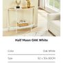 Half moon console table Image 2