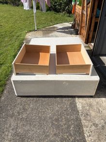 Double Divan Bed (2 drawers) + Headboard