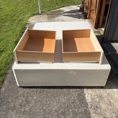 Double Divan Bed (2 drawers) + Headboard