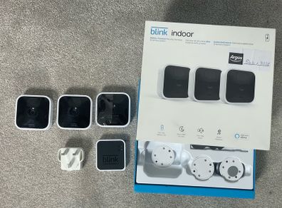 Amazon Blink 3 camera indoor wireless system.
