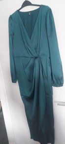 green maxi dress size 14/16