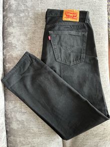 Levi 501 men's black denim jeans - Size 32x32