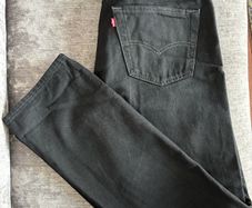 Levi 501 men's black denim jeans - Size 32x32