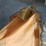 Gold sequin with rinstones clutch Image 9