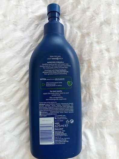 Large Nivea Body Lotion - 625ml