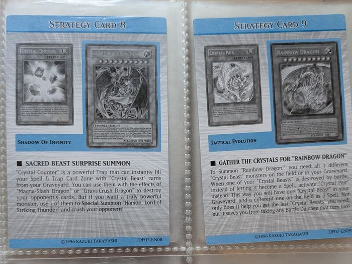 Yu Gi Oh - strategy cards and checklist cards
