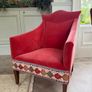 Restored vintage armchair in Colefax & fowler Image 6