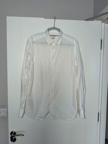 Men's Massimo Dutti White Formal Shirt - size Large