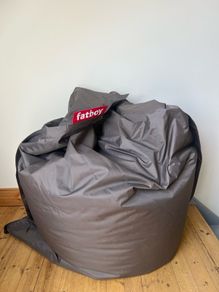 Original Fatboy Bean Bag, Large Indoor & Outdoor. Dark Grey