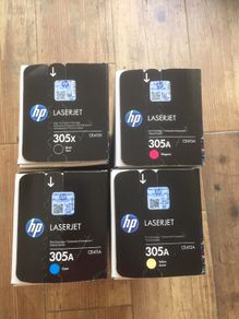 HP 305A Black, Cyan, Yellow, Magenta Toners