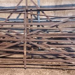 Antique wrough iron gates