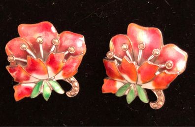 sterling silver clip on earrings