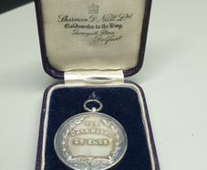 Antique Sterling Silver School Medal  The Dane Medal Science  Enniskillen Royal School Boxed