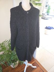 COS boucle coatigan uk10-12