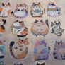50pcs Cat Transparent Stickers Decals Image 4