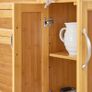 Kitchen Cabinet Stainless Steel Worktop Kitchen Island High-Quality Bamboo Image 7