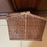 Vintage wicker basket with handle Image 3