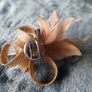 Gold hair fascinator Image 3